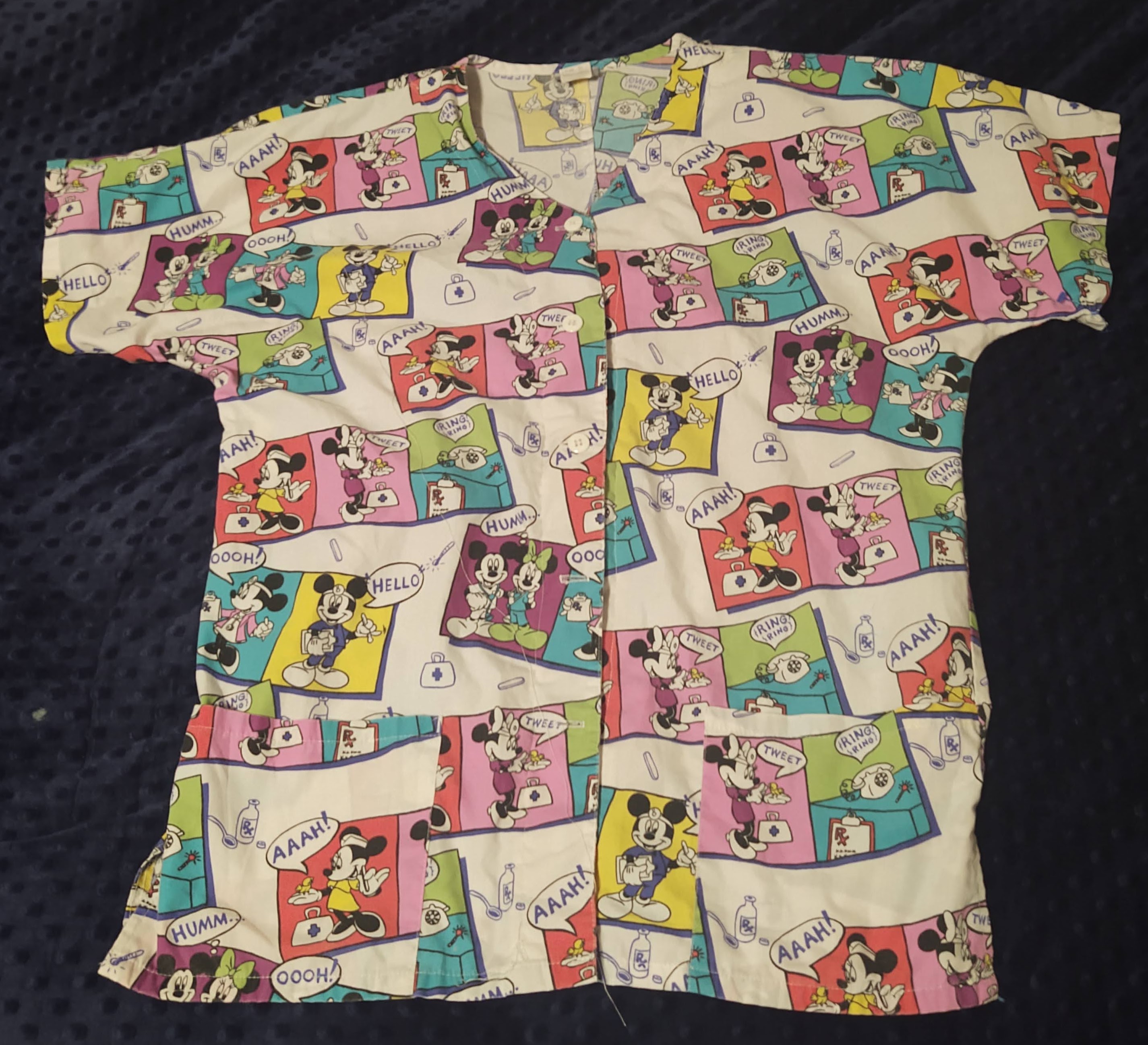 Disney Themed Scrub Jacket